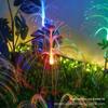 Solar LED Fiber Optic Jellyfish Snowman Garden Light