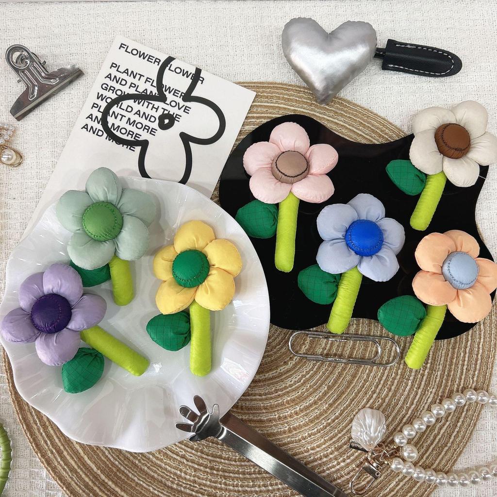 Summer Pastoral Fabric Flower Accessories: Shoes, Socks, Hair Clips, DIY Bag & Clothing