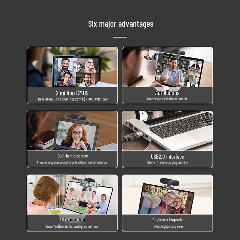 HIKVISION DS-E12a 1080P USB Webcam