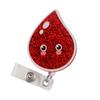 2D Retractable ID Card Holder Reel for Doctors, Featuring An Adorable Cartoon Design, Suitable for Nurses and Hospital Staff