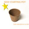 Dropshiping Nursery Pots Degradable Plant Nursery Seed Peat Pot Kit Biodegradable Herb Seed Starter Pots Kits