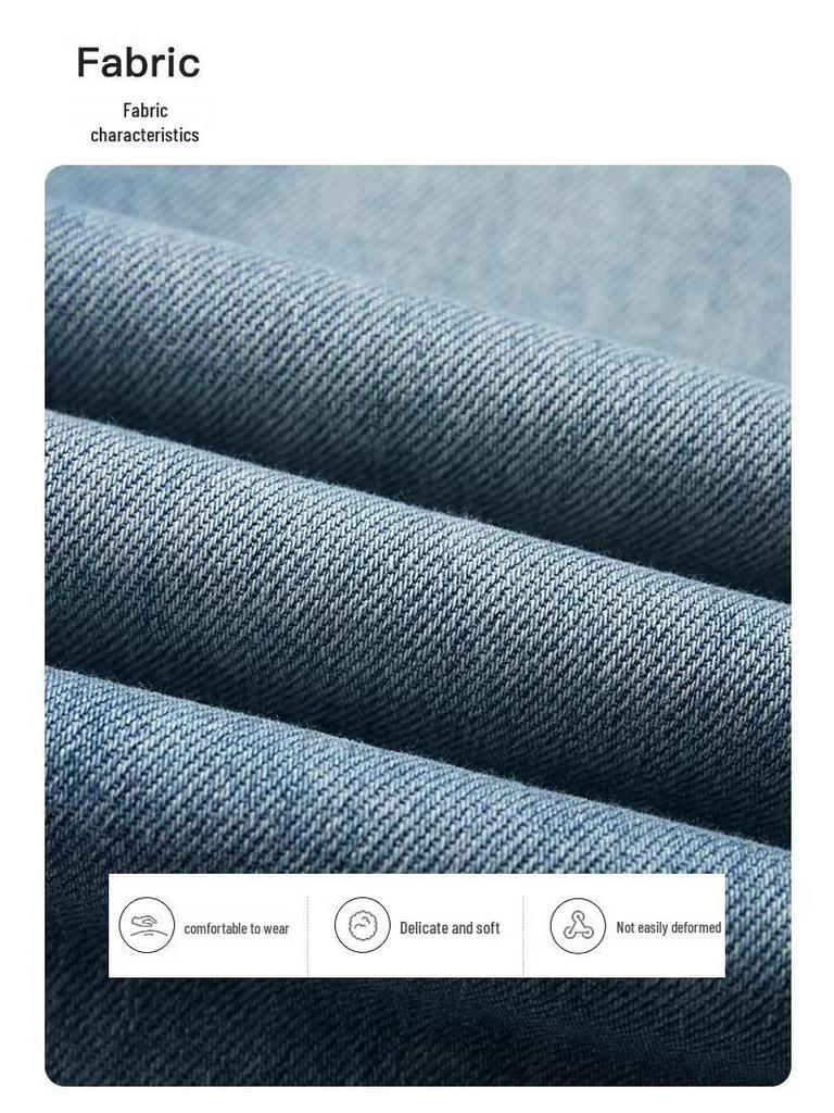 Women's High Waist Retro Slimming Denim Jeans - Blue Wide Leg, Narrow Leg, Loose Fit for Spring and Autumn 2025