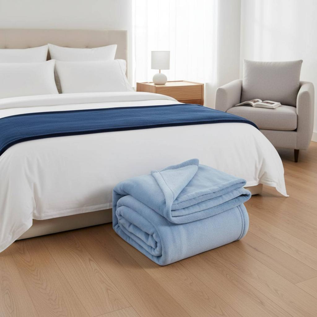 Luxurious Flannel Blanket Warm Soft Fleece Throw Lightweight Luxurious Throw All Season Home Textiles for Bed