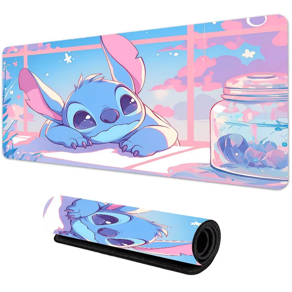 

MINISO Новый Милый Коврик для Мыши с Обоями Каваий Коврик для Мыши для ПК Клавиатуры Аксессуары для Ноутбука Игровые XXL Lockeage Нескользящий Резиновый Настольный Коврик 30*60cm