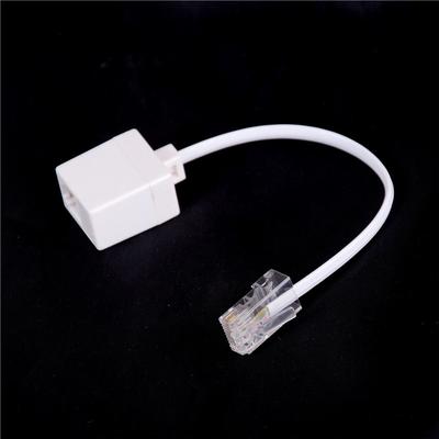 Rj11 6P4C Dişi Ethernet Rj45 8P8C Erkek F/M Adaptör Dönüştürücü Kablo Telefon