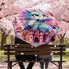 1pc Dragon Fantasy Pattern Umbrella Design Automatic Opening and Closing Umbrella, High-quality Travel Umbrella,  c1128227