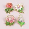 Lovely Flowers Pins For Women Girl'S Clothes Backpack Brooch Pin Plants Badge Gifts