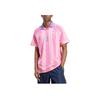 Adidas Originals Striped Logo Short Sleeve Polo Shirt Men Polo Shirts Transparent-Pink KD2255