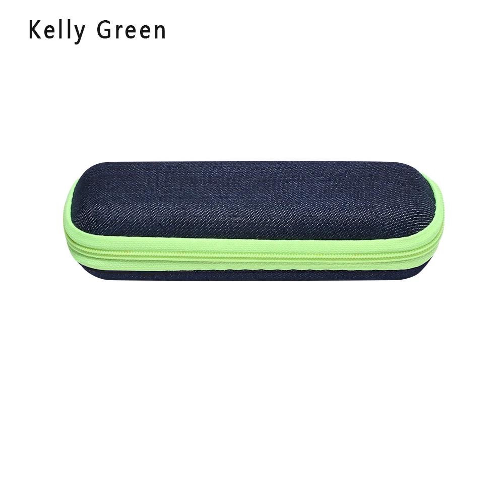 Vintage Sunglasses Box Glasses Fashion Pattern Eyewear Box Zipper Closure Simple Style Portable EVA Glasses Protective Box