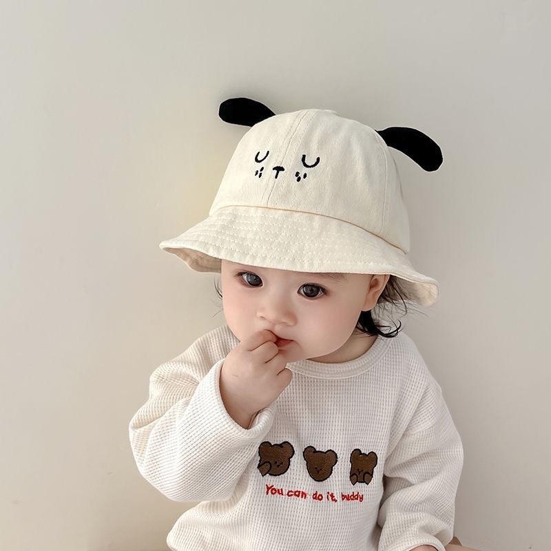 Baby Boy Girl Cotton Sun Hat With Wide Brim For Sun Protection And Breathability
