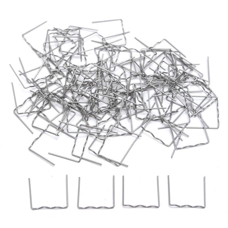 

100 X Предварительно вырезанный RS16 0,6 мм Плоские скобы Горячий степлер Автомобильный бампер Сварной горелки Ремонт