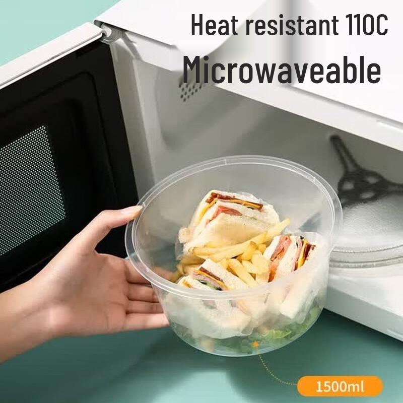 MARYYA Disposable Round Food Containers