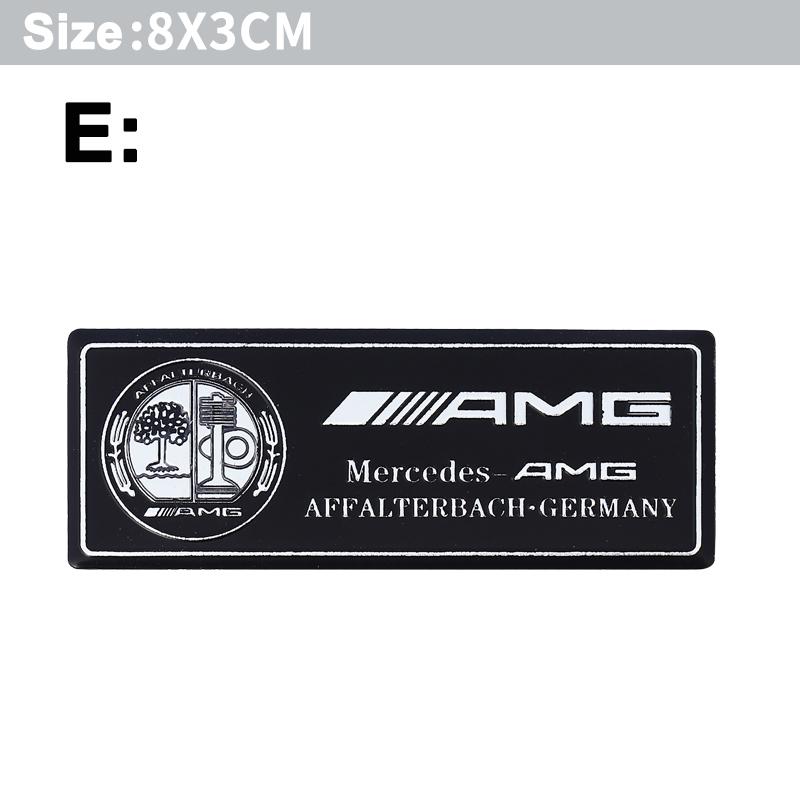 

Car Aluminum Sticker Emblem Badge Decals Accessories For Mercedes-Benz A/B/GLA/CLA Smart AMG W108 W124 W126 W140 W168 W169 W176