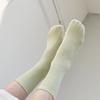 GNGB [3 sets] Basic pastel cotton socks_7 colors to choose from