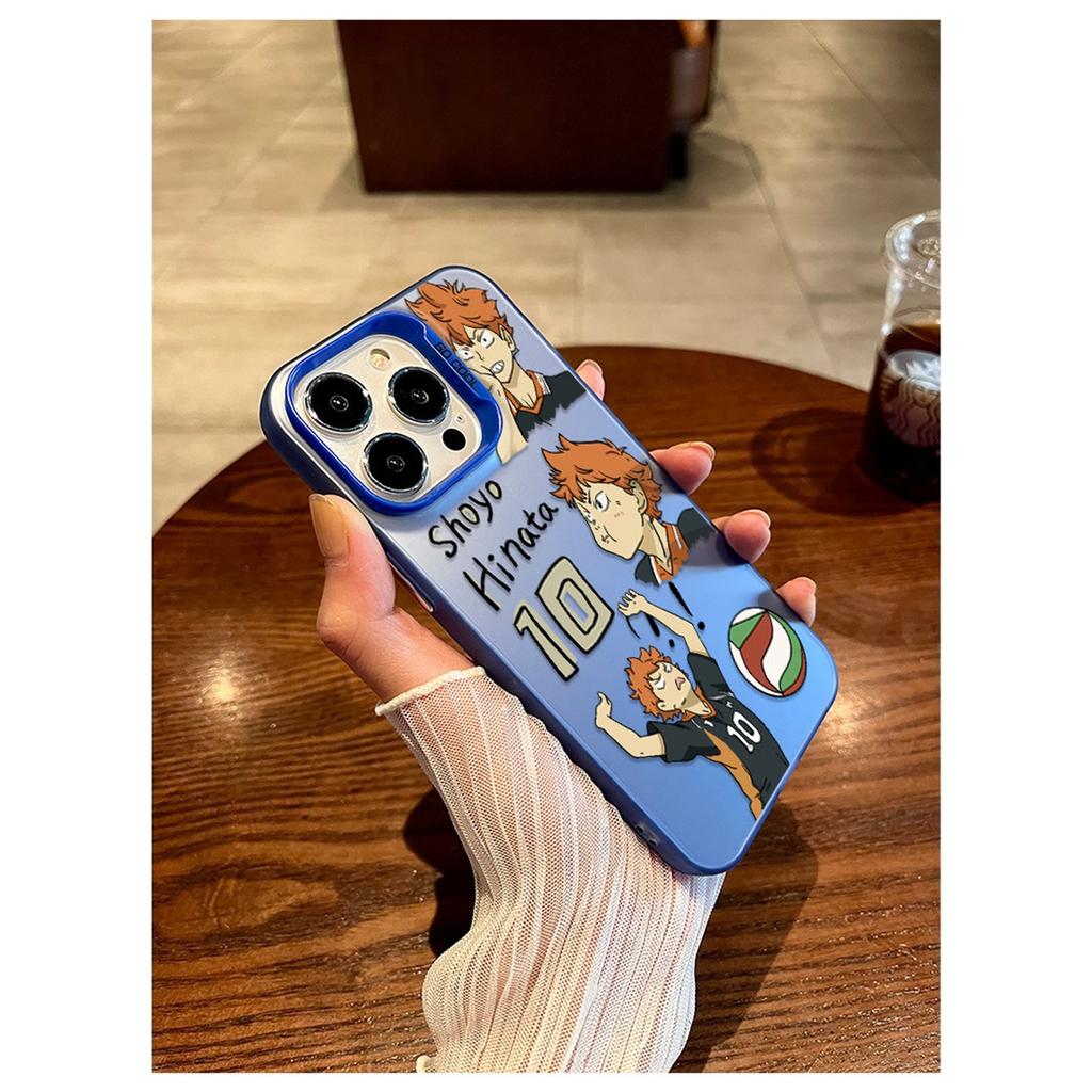 Haikyuu Shoyo Hinata Anime Volleyball TPU Handyhülle Für IPhone 15 14 13 12 11 Pro Max X XR XS 8 7 Plus, Klare Stoßfeste Schutzhülle