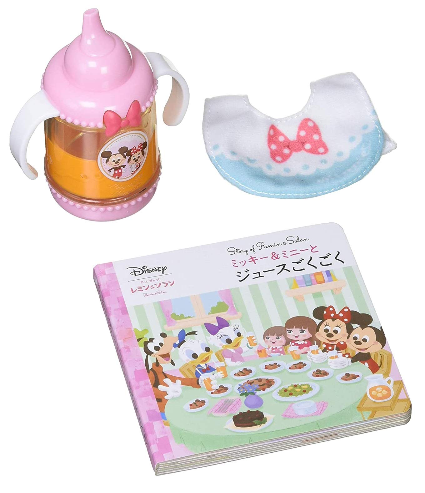 

Всегда Гютто Ремин Солан Микки Минни Кружка для сока Нагрудник Набор & & &