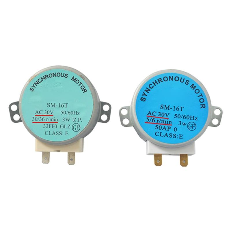 Para Piezas de Horno de Microondas Motor Síncrono de Horno de Microondas Motores de Bandeja SM-16T CA 30V 3W 50/60Hz