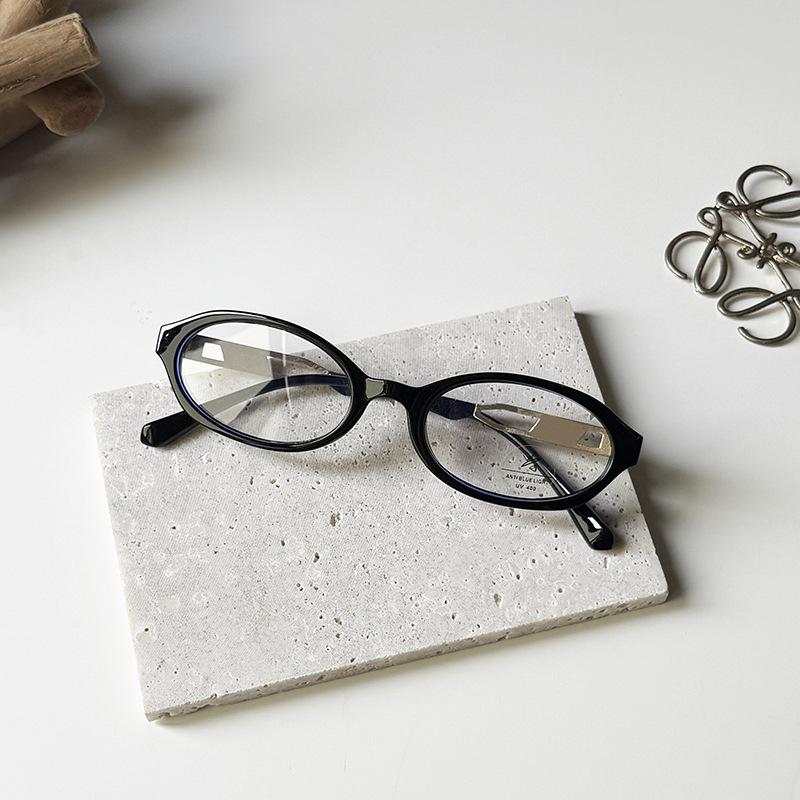 

Latest Style Women s Eyeglasses Frames Oval Shape Blue Lightweight Blocking Men s Eyeglasses Campus Style Eyeglasses for Female