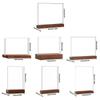Acrylic Bulletin Board A4/A5/A6 Price Label Display Rack Desk Display Stand  Restaurant