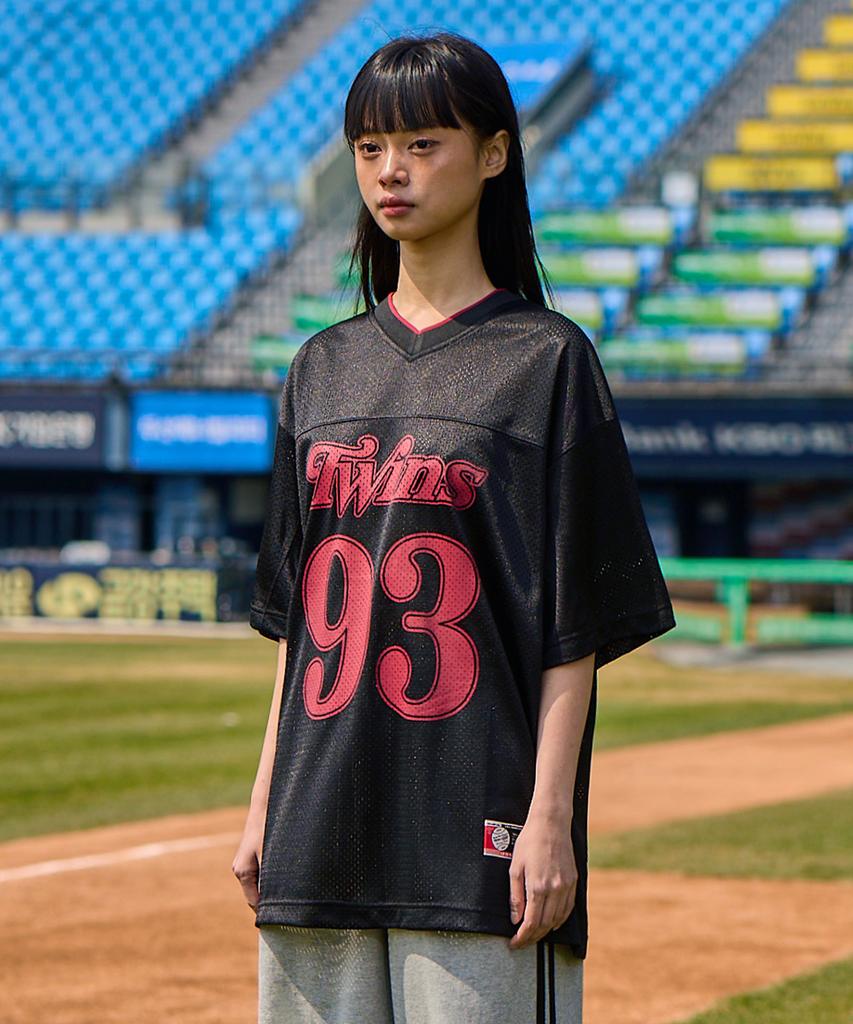 1993STUDIO [Lg Twins X 1993 Studio] 93 Punched Big Logo T-Shirt_Black
