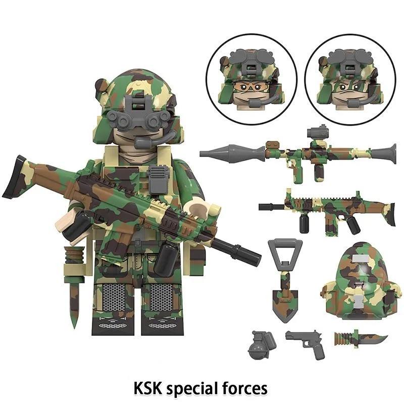 

Конструктор Спецназ Камуфляж Военное Оружие и Снаряжение Минифигурки Сборные Игрушки