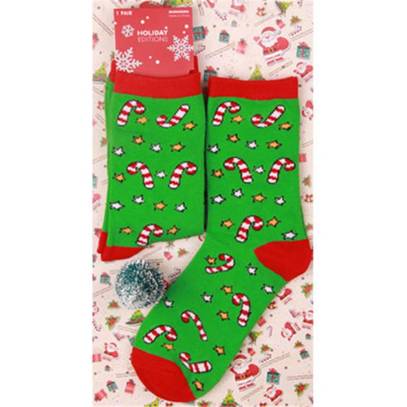 

Теплые хлопковые носки для женщин в рождественском стиле 10