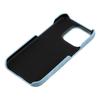 For iPhone 13 Pro Max Magnetic Case Denim Cloth Texture Leather + PC Shockproof Phone Cover