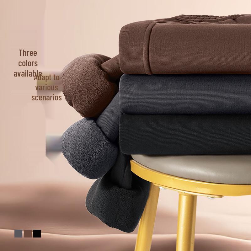 MINISO Men's Winter Lined Curved-Leg Casual Pants