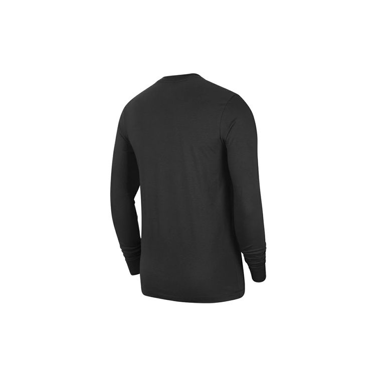 Jordan Colorful Alphabet Logo Long Sleeve T-Shirt Men Tops Black CN3503-010