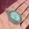Amazing Amazonite Gemstone 925 Solid Sterling Silver Jewelry, Handmade Gorgeous Designer Pendant For Women