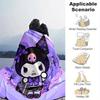 1pc Cute Gothic Cat Print Blanket - Perfect for Home, Office, Outdoor Use & G