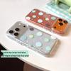 Grüne Polka Dot Runde Kante iPhone 14/13 Apple 17/16/15 PRO MAX Sturzsicheres Case