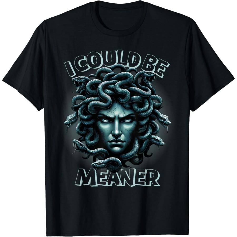 XXIAOLONG I Could Be Meaner Medusa T-Shirt S