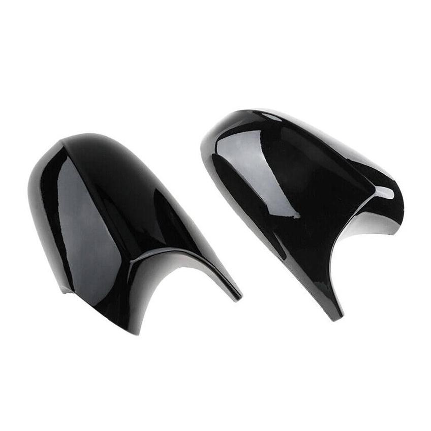 Rear View Mirror Cap Cover Replacement Left Right Gloss Black For BMW E87 E81 E82 E88 E90 E91 E92 E93 51167205291 51167205292