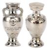 Mini Fußball Trophäenpokal Fußball Trophäen Auszeichnungspokal Metall Ornament für Heimdekoration