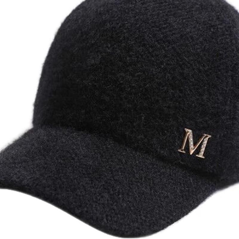 Șapcă de baseball unisex confortabilă din lână pentru iarnă - Închidere cu comutator reglabil, ușoară, tricotată, perfectă pentru ocaziile de Anul Nou și activități în aer liber