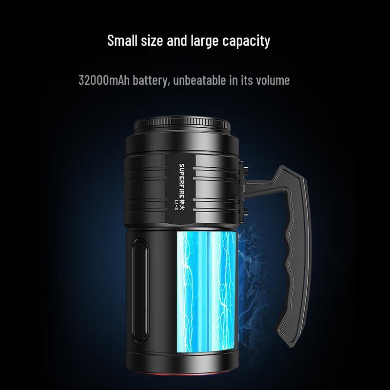 SupFire High-Power Rechargeable LED Searchlight