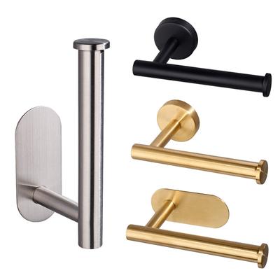 Selbstklebender Toilettenpapierhalter, Organizer, Wandhalterung, Aufbewahrungsständer, Küche, Badezimmer, kein Bohren, Taschentuch-Handtuchspender, Edelstahl
