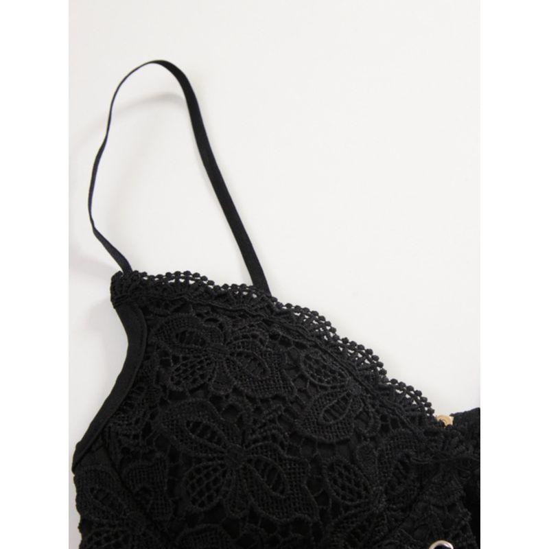 Sleeveless Lace Slim Fit Camisole TOPV Collar Sleeveless Lace Silm Sling Tops