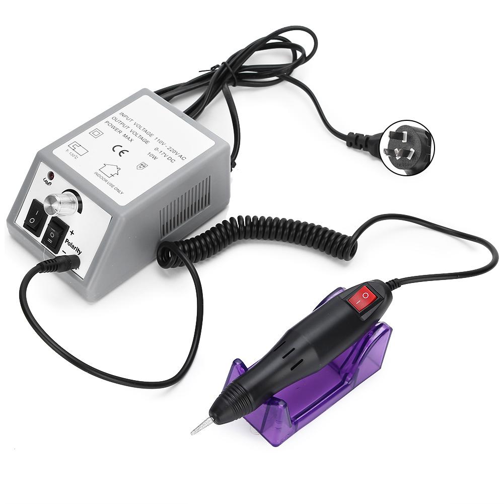 

Профессиональная машинка для маникюра 20000 об/мин Электрический полировщик для шлифовки ногтей Инструмент для маникюра Вилка AU 110 240 В