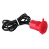   Motorcycle USB   Socket Power Supply Port for Mobile Phone Waterproof Red