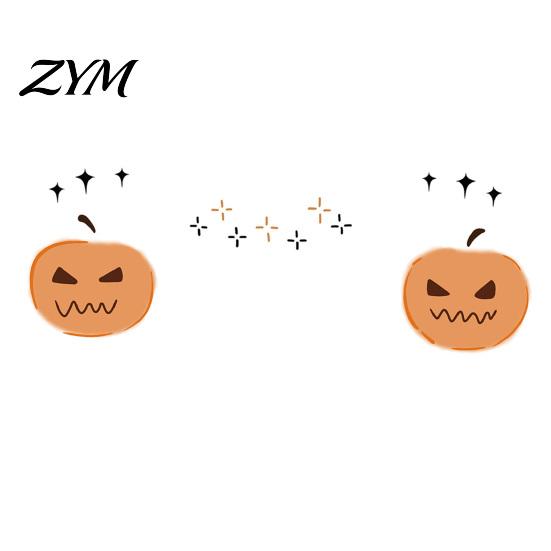 Scary Costume Accessories Halloween Face Temporary Tattoos, Realistic Waterproof Water Transfer Stickers, Skin-friendly Unique Decorations Breathable