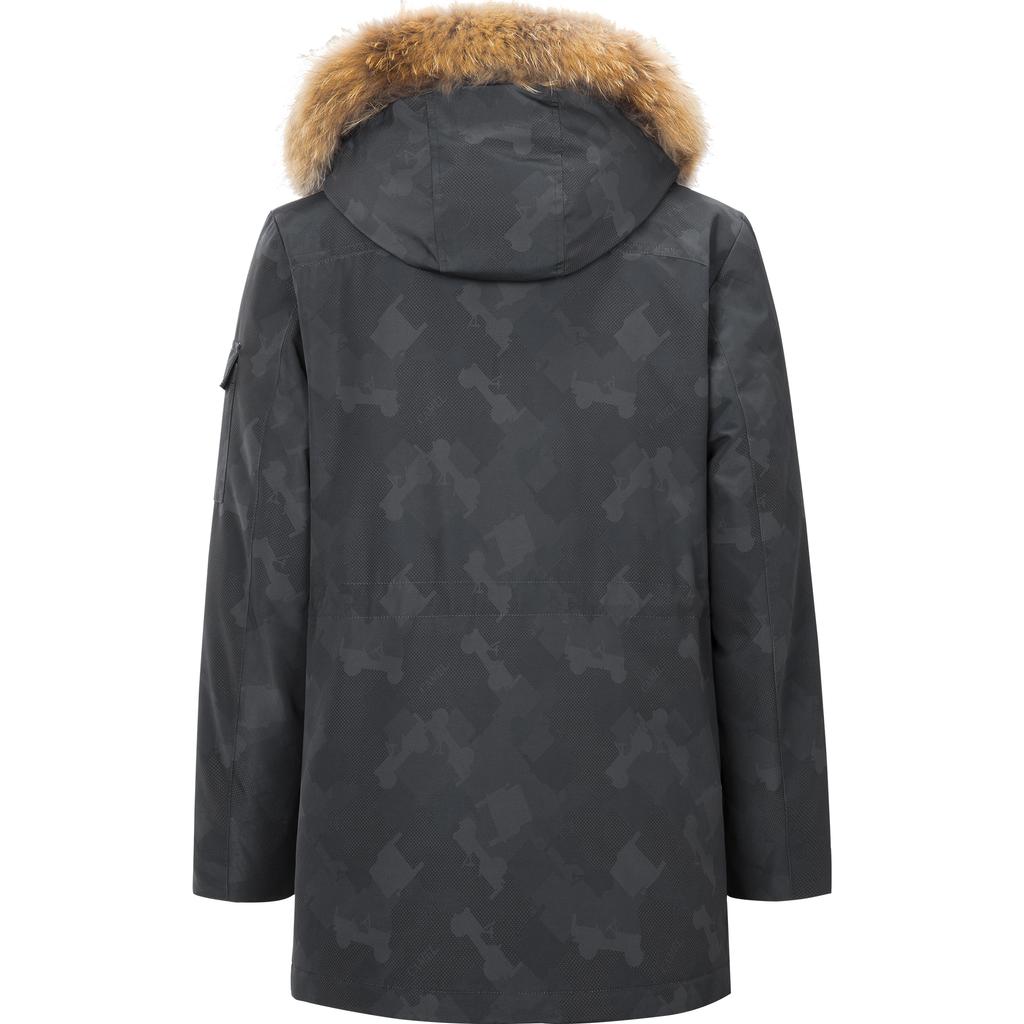Camel Down Jackets Men's Detachable Hood Thickened Parka Down Jacket DBY110081A