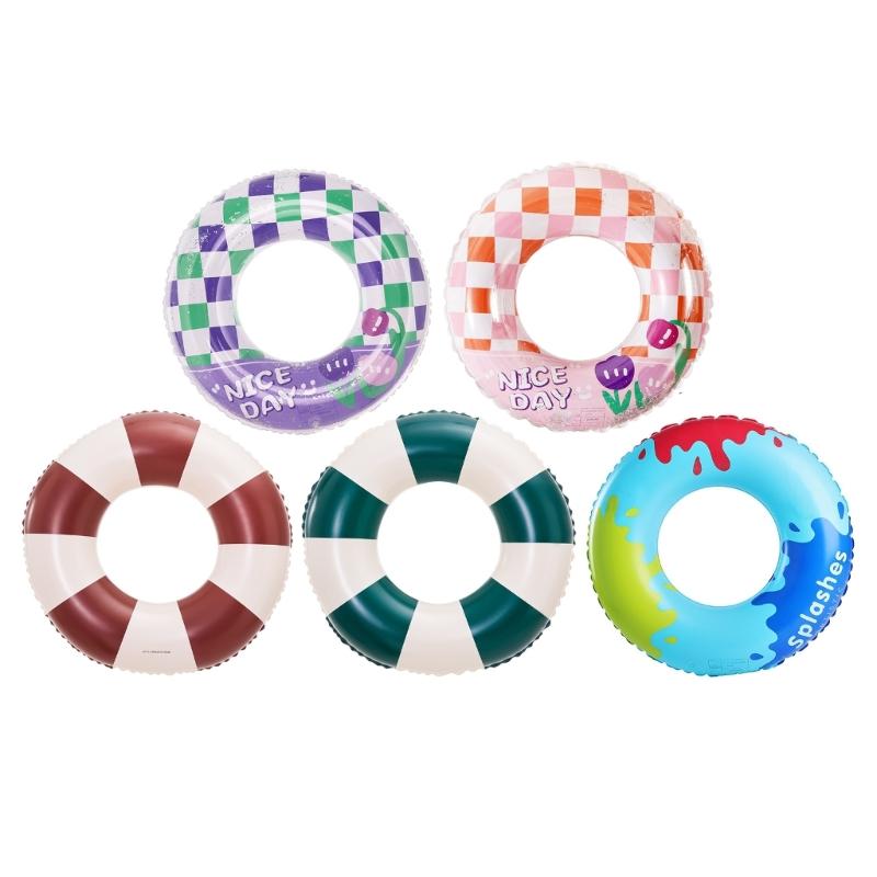 Travel Friendly Swimming Rings Swimming Rings Large Inflatable Swimming Rings for Relaxing Water Experiences