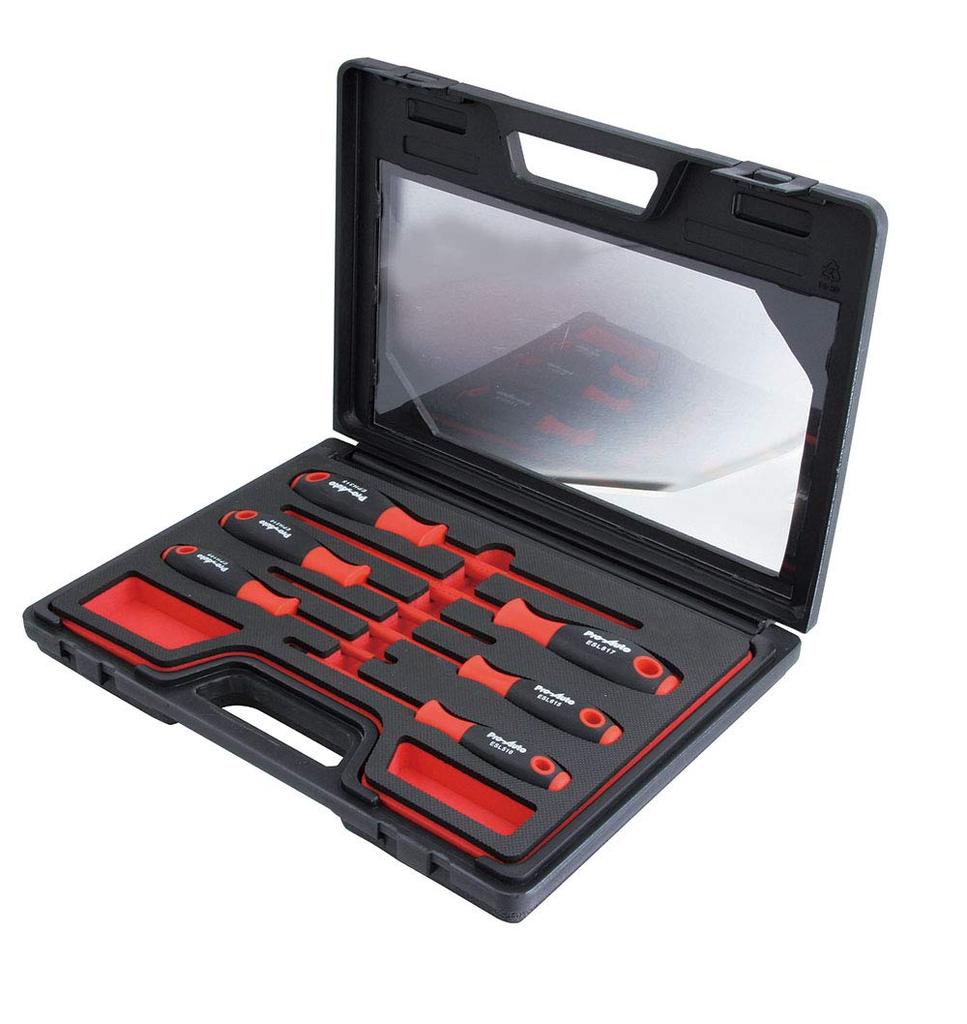 Insulated Screwdriver Set Case Pro-Auto 6-Piece (Blow Included) P-EDR6S