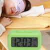 LCD Display Digital Alarm Clock Indoor Temperature Display 1 Alarm Setting 12/24Hour Format Snoozes Function Nightlight