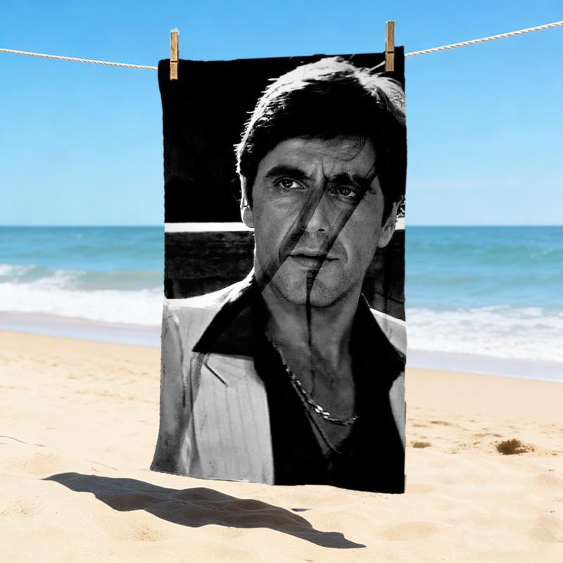Al Pacino Stylish Digital Printing Beach Towel Quick Drying Absorbent Blanket For Beach Pool Gym Travel Christmas Gift C921175