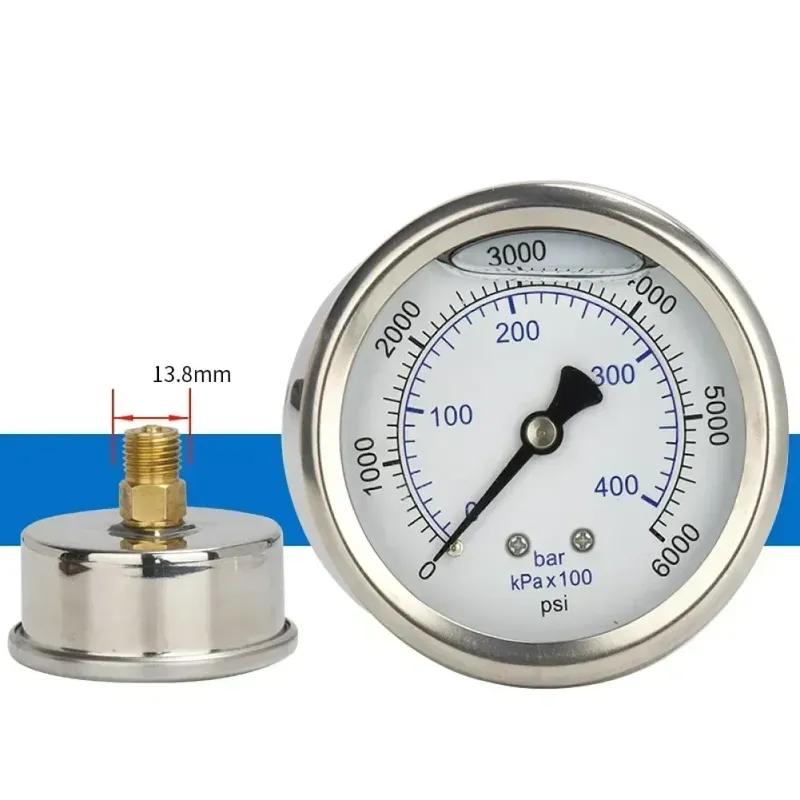 1pc Pressure Washer Pressure Gauge Dual Dial Design Pressure Gauge For Pressure Washers Accesso 0-3500PSI 0-6000PSI 0-10000PSI