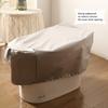 Yousheng Waterproof Toilet Cover Stain-Proof Fabric Easy to Clean Breathable Anti-Mildew Toilet Lid Cover for Home Bathroom Hotel Dormitory