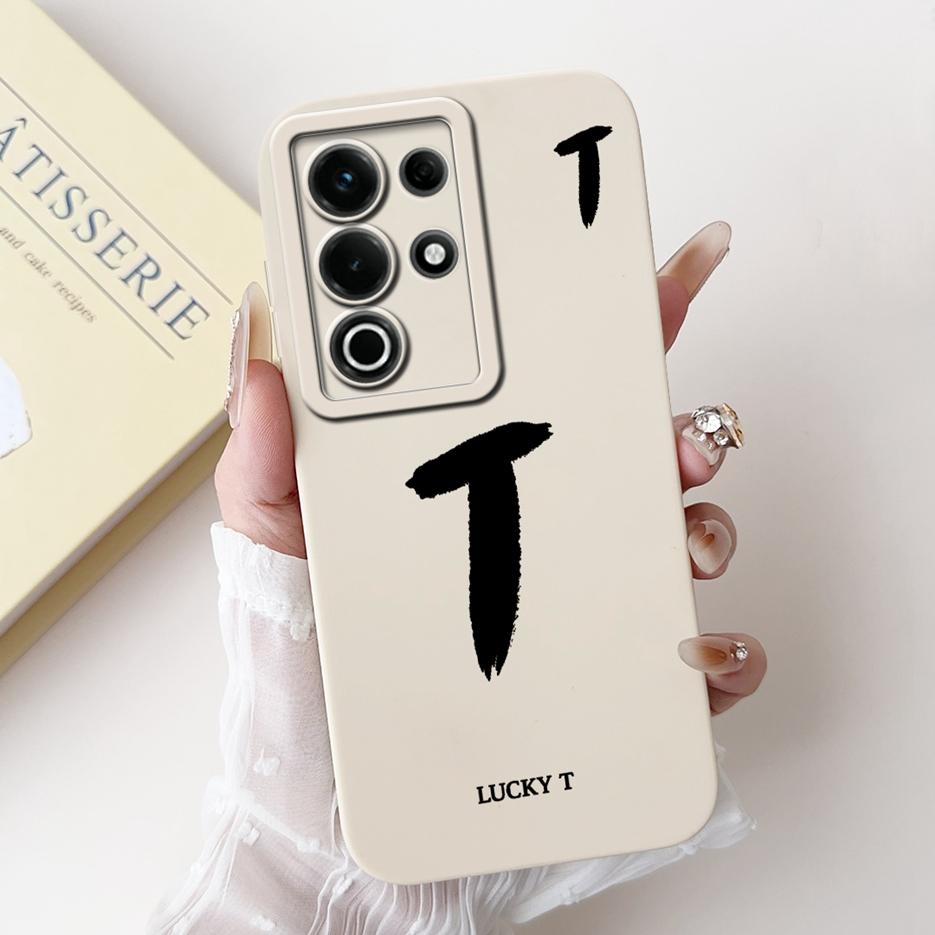 

For Itel S25 Ultra 4G Case S686LN Fashion Lucky Letters Cover Soft TPU Matte Phone Case For Itel S25 S685LN S 25 S25Ultra Fundas Itel S25 Ultra